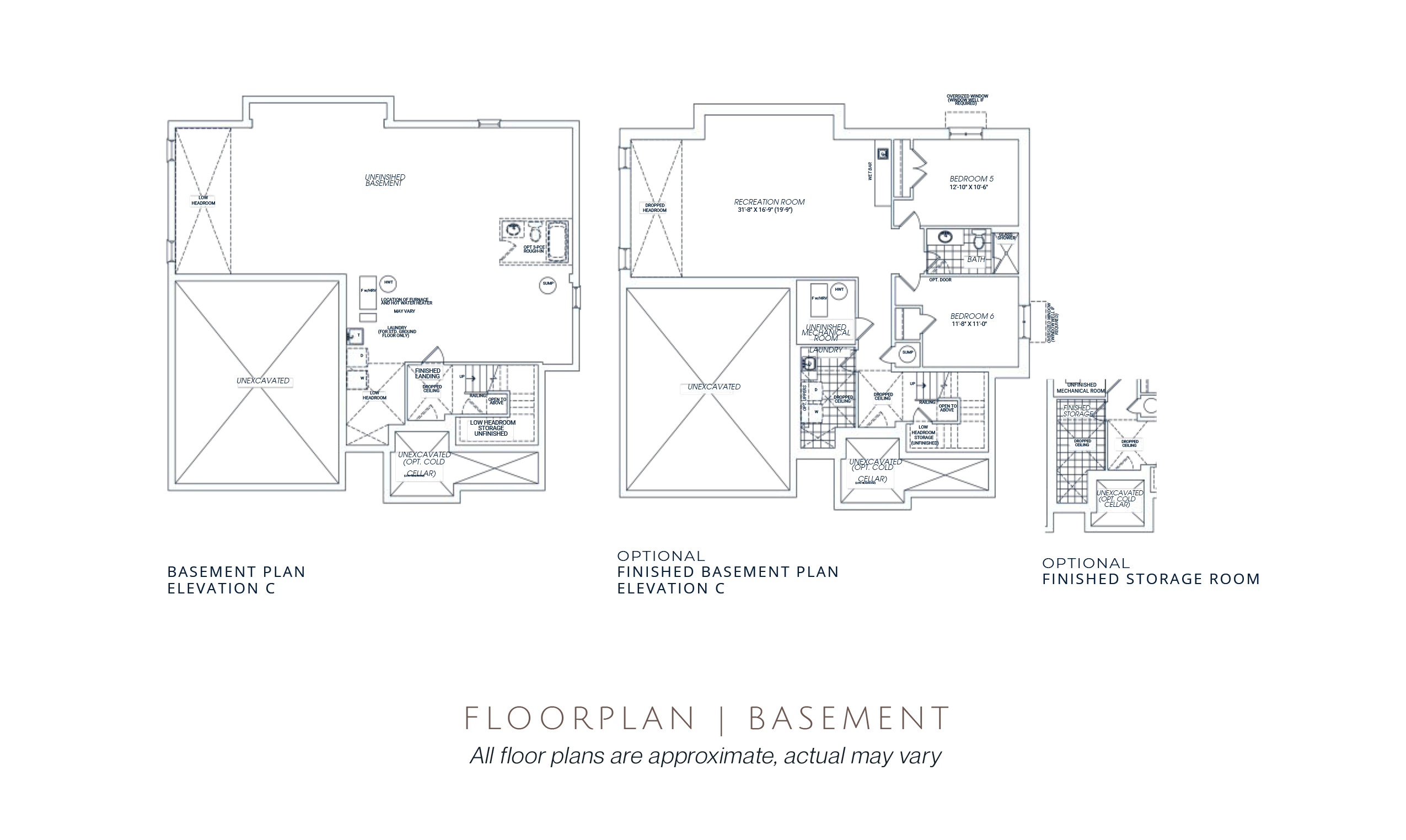 Basement floor plan