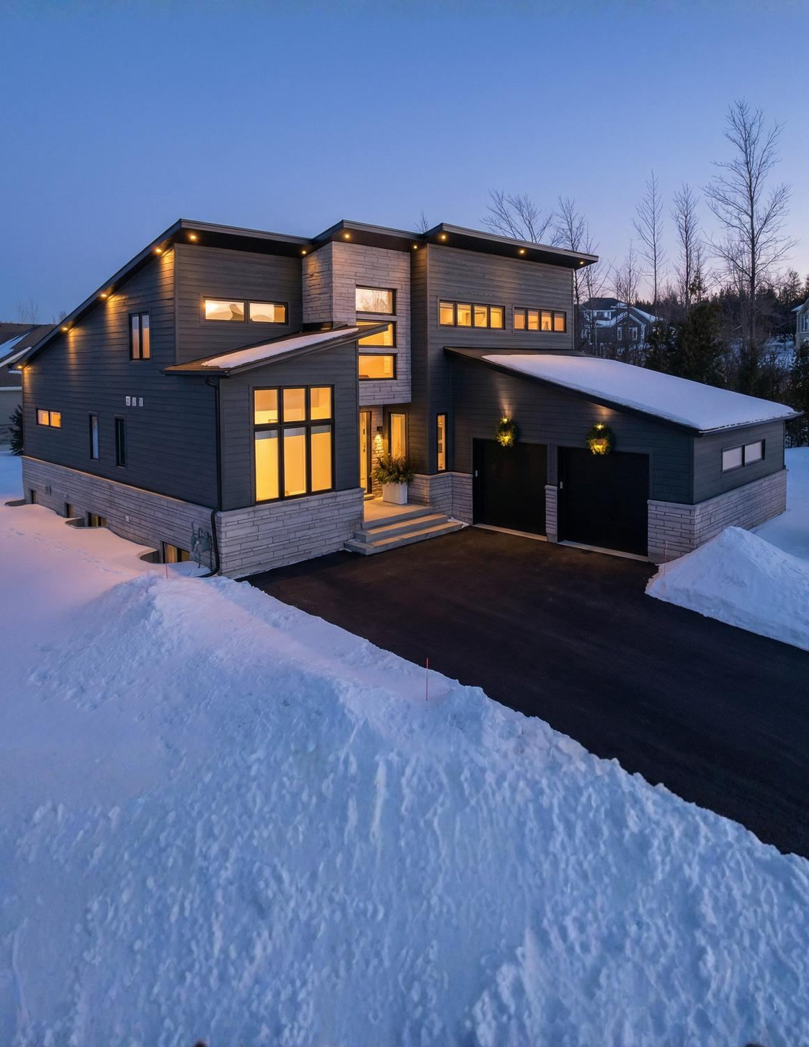 110 Cattail Crescent at dusk